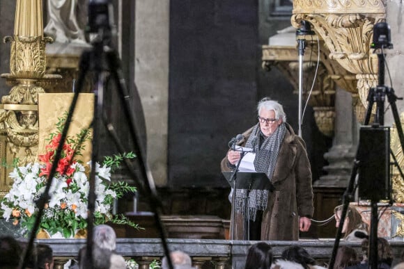Jacques Weber lors de la messe en hommage à Robert Hossein est célébrée par Mgr Michel Aupetit, archevêque de Paris, en l'église Saint-Sulpice à Paris, France le 9 février 2021.