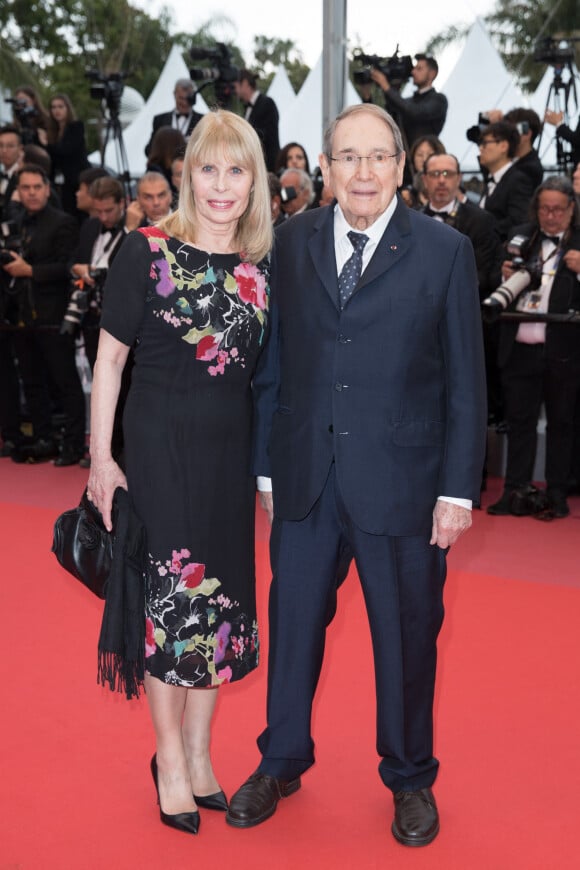 Candice Patou et son mari Robert Hossein - Montée des marches du film " Burning " lors du 71ème Festival International du Film de Cannes. Le 16 mai 2018 © Borde-Jacovides-Moreau/Bestimage
