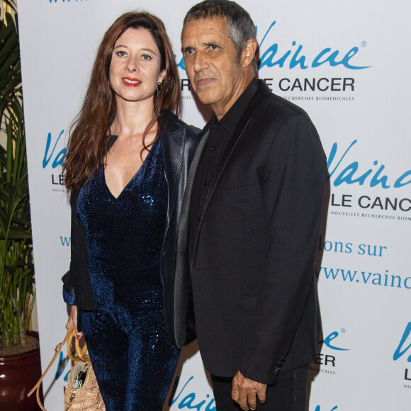 Julien Clerc et sa femme Hélène Grémillon lors de la soirée de Gala "Vaincre Le Cancer" organisée au profit de la lutte contre les Cancers dans les salons du Cercle de l'Union Interalliée à Paris, France, le 11 septembre 2018. © Pierre Perusseau/Bestimage 