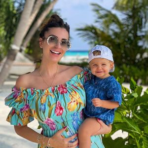 Martika Caringella et sa fille Mia aux Maldives, le 11 février 2021