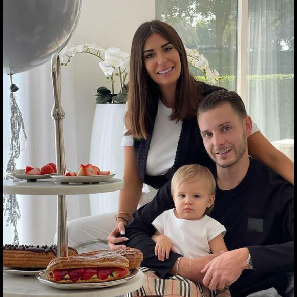 Martika Caringella avec son fiancé Umberto et sa fille Mia, sur Instagram