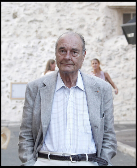 Jacques Chirac, ex-président de la République.