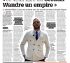 Nikola Lozina réalise une interview pour le journal La Meuse Liège - Instagram