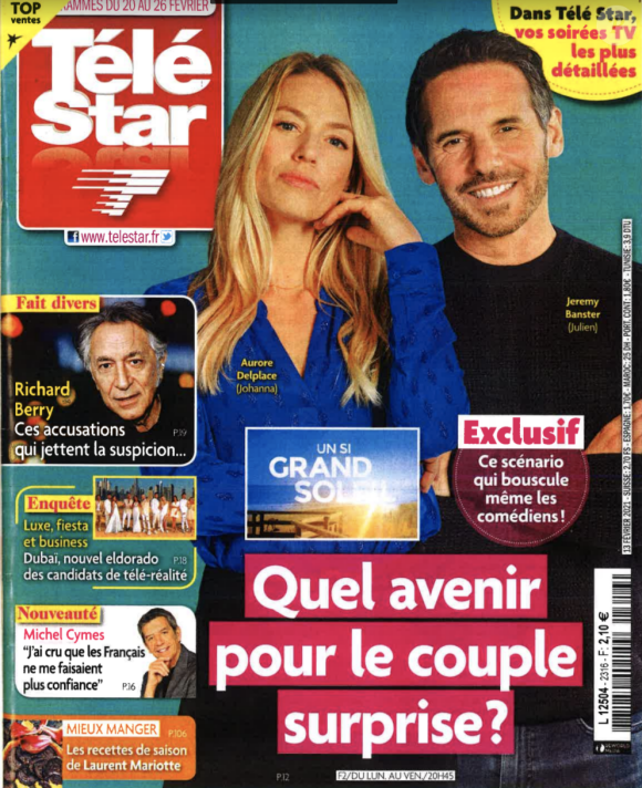 Nouvelle couverture du magazine "Télé Star"