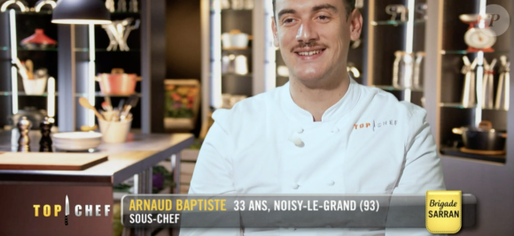 Arnaud dans "Top Chef, saison 12" sur M6.