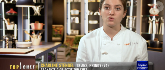 Charline dans "Top Chef, saison 12" sur M6.