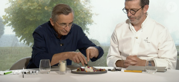 Michel et Sébastien Bras dans "Top Chef, saison 12" sur M6.