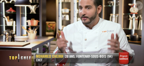 Mohamed dans "Top Chef, saison 12" sur M6.