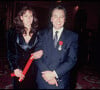 Archives - Rosalie Van Breemen et son homme Alain Delon - remise de la médaille de la Légion d'honneur