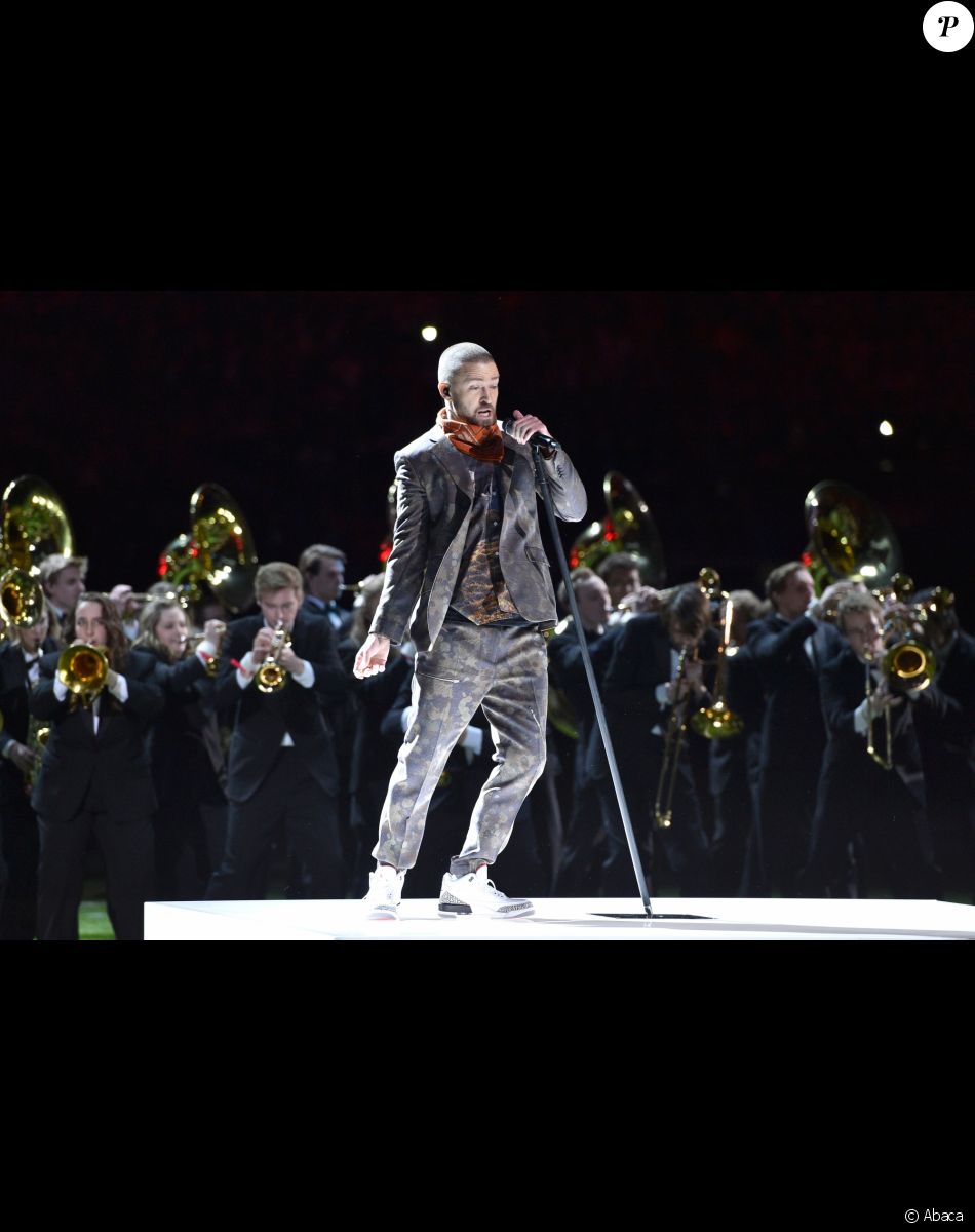Justin Timberlake - Concert Pepsi du Super Bowl LII à l'U.S. Bank Stadium. Minneapolis, le 4 février 2018.