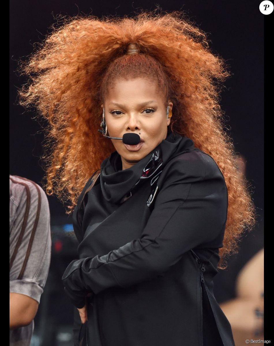 Janet Jackson sur scène lors du festival de Glastonbury, le 29 juin 2019.