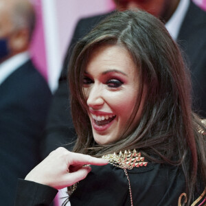 Elsa Esnoult - Photocall de la seconde soirée du festival Canneseries saison 3 au Palais des Festivals à Cannes. Le 10 octobre 2020. © Norbert Scanella / Panoramic / Bestimage