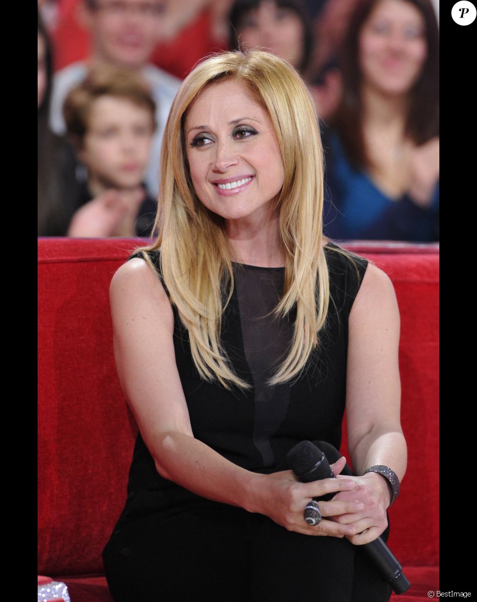 Lara Fabian - Enregistrement de l'émission "Vivement Dimanche" à Paris le 3 avril 2013