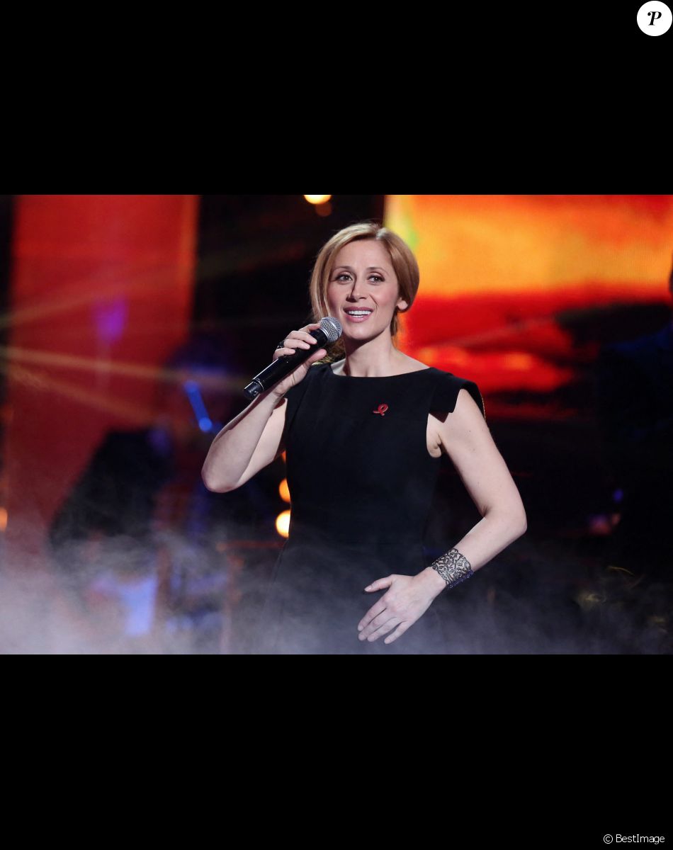 Exclusif - Lara Fabian - Enregistrement à Marigny de l'émission "Toute la télé chante pour le Sidaction". Paris le 22 mars 2013