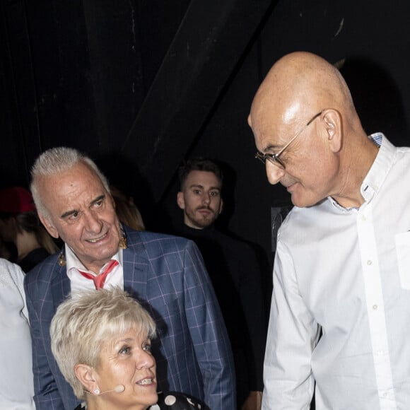 Exclusif - Michel Fugain, Mimie Mathy et son mari Benoist Gérard - Surprises - Backstage de l'enregistrement de l'émission "La Chanson secrète 4", qui sera diffusée le 4 janvier 2020 sur TF1, à Paris. Le 17 décembre 2019 © Gaffiot-Perusseau / Bestimage 