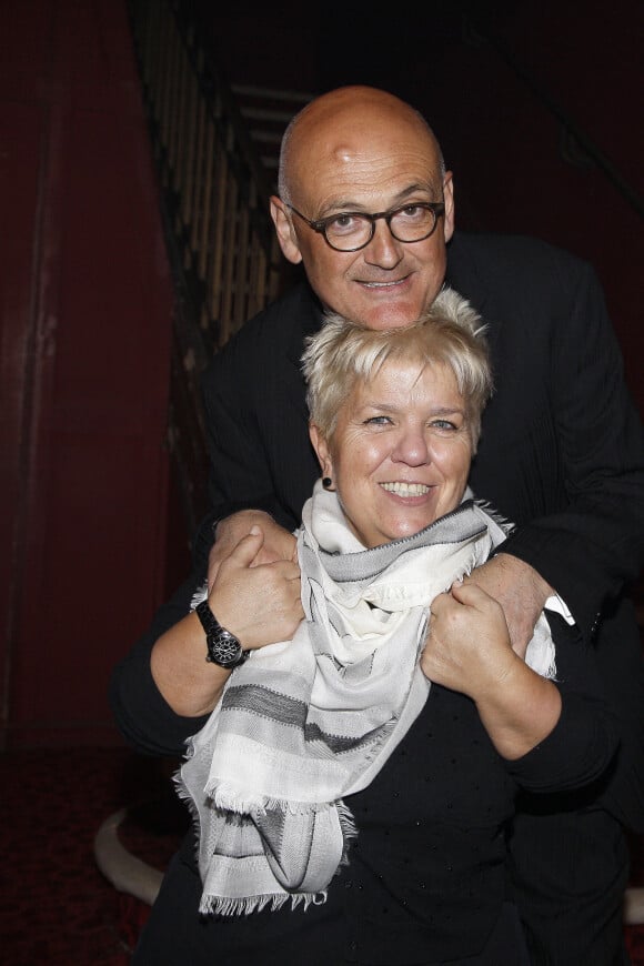 Mimie Mathy et son mari Benoist Gérard - portrait à Paris le 7 mars 2015  