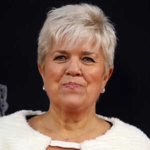 Mimie Mathy - Tournage de la série "Dix Pour Cent" lors de la 45ème cérémonie des César à la salle Pleyel à Paris, le 28 février 2020. © Dominique Jacovides/Olivier Borde/Bestimage 