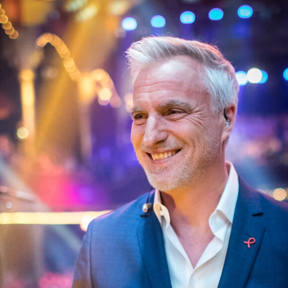 Exclusif - David Ginola - Backstage de l'émission TV "Toujours ensemble, notre raison d'être" à l'occasion du Sidaction 2018 au Casino de Paris. Le 24 mars 2018 © Christophe Clovis-Cyril Moreau / Bestimage