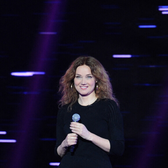 Exclusif - Marine Delterme - Enregistrement de l'émission "Duos Mystères" à la Seine Musicale à Paris, qui sera diffusée le 26 février sur TF1. Le 1er février 2021 © Gaffiot-Moreau / Bestimage 
