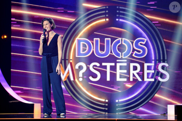 Exclusif - Alessandra Sublet - Enregistrement de l'émission "Duos Mystères" à la Seine Musicale à Paris, qui sera diffusée le 26 février sur TF1. Le 2 février 2021 © Gaffiot-Moreau / Bestimage