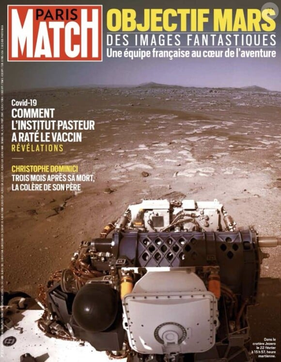 Couverture du magazine "Paris Match", numéro du 25 février 2021.