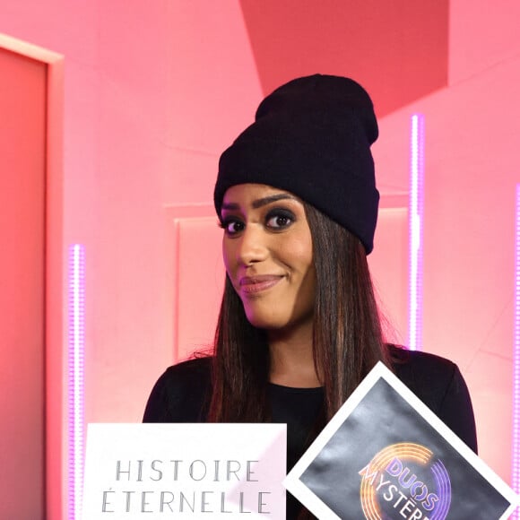 Exclusif - Amel Bent - Répétitions de l'émission "Duos Mystères" à la Seine Musicale à Paris, qui sera diffusée le 26 février 2021 sur TF1. Le 2 février 2021 © Gaffiot-Moreau / Bestimage