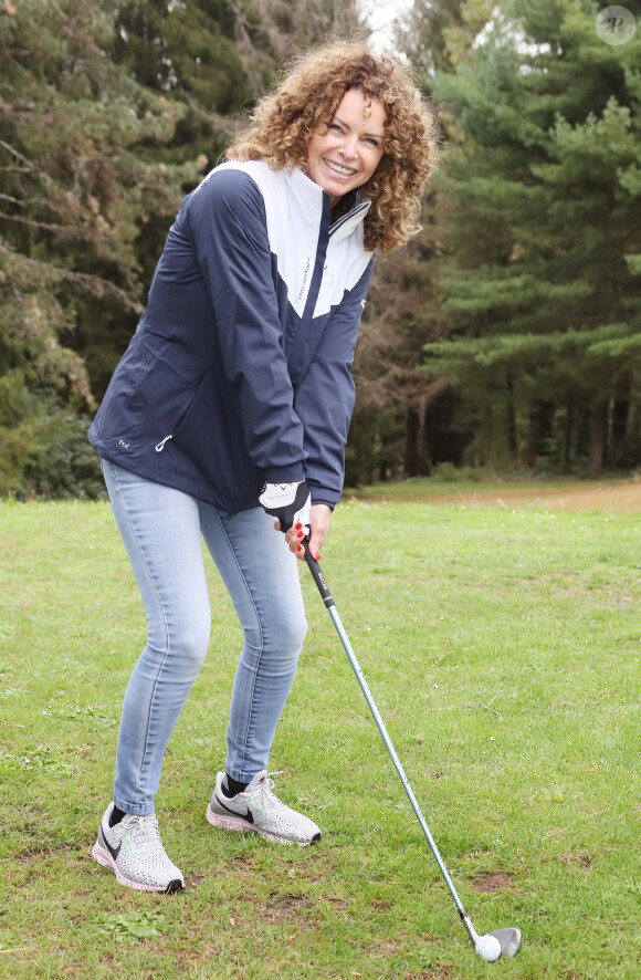 Exclusif - Manuela Lopez lors de l'opération "Golf pour tous", organisé par l'association Balles Blanches à l'occasion de la premiere edition du " Festival des programmes jeunesse" de Lourdes le 25 octobre 2020.