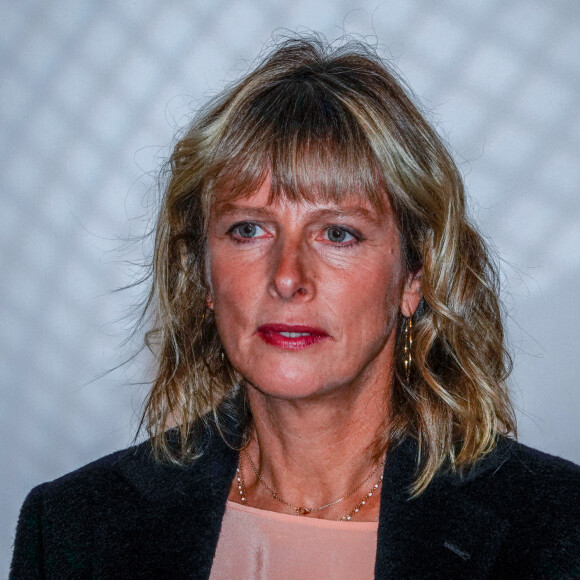 Karin Viard - Photocall du film "L'origine du monde" au festival Lumière à Lyon. Le 11 octobre 2020. © Sandrine Thesillat / Panoramic / Bestimage