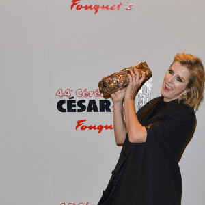 Karin Viard - Photocall du dîner de la 44e cérémonie des César au Fouquet's à Paris. Le 22 février 2019 © Pierre Perusseau / Bestimage