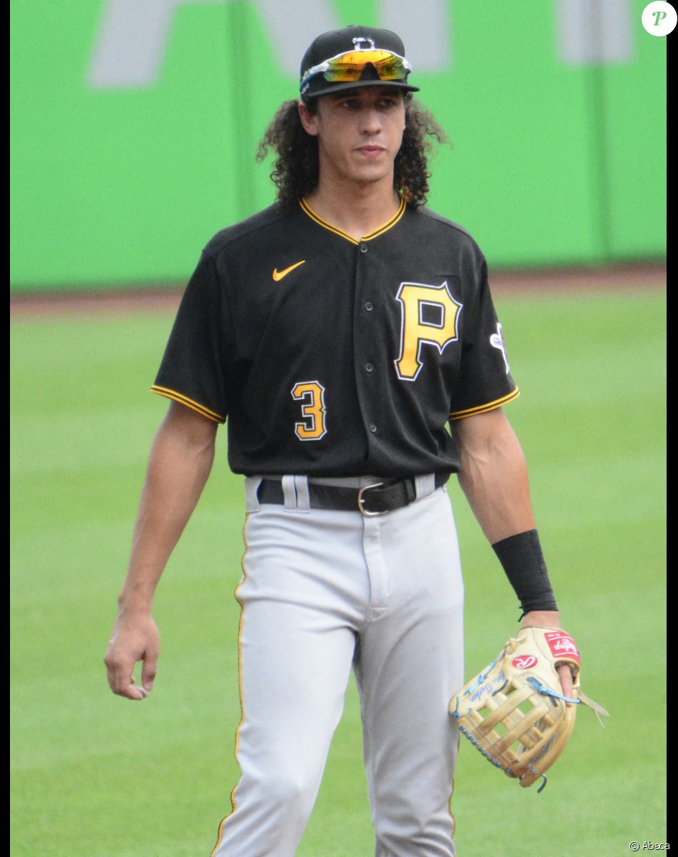 Cole Tucker - Entraînement des Pittsburgh Pirates au PNC Park de Pittsburgh. Le 10 juillet 2020. @Archie Carpenter/UPI/ABACAPRESS.COM