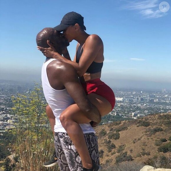Lamar Odom et sa fiancée Sabrina Parr. Septembre 2019.