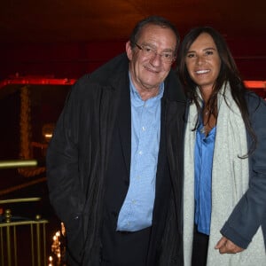 Exclusif - Jean-Pierre Pernaut et sa femme Nathalie Marquay au One Woman Show de l'humoriste Élodie Poux au Casino de Paris, le 15 avril 2019. © Giancarlo Gorassini/Bestimage