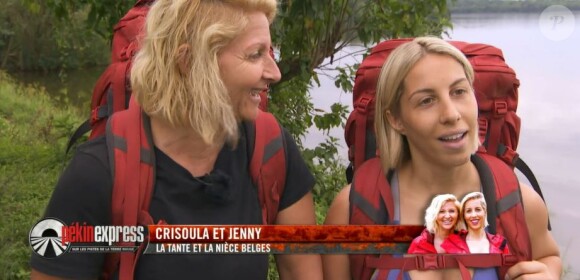 Crisoula et Jenny lors de l'épisode de "Pékin Express 2021" du 9 mars sur M6