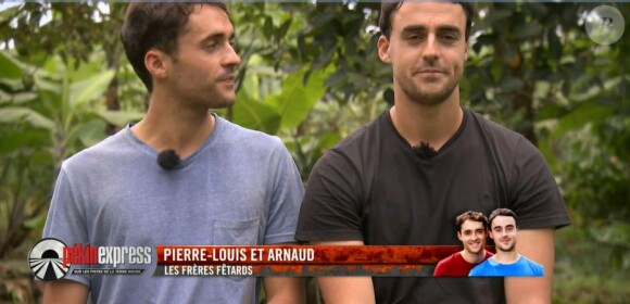 Pierre-Louis et Arnaud lors de l'épisode de "Pékin Express 2021" du 9 mars sur M6
