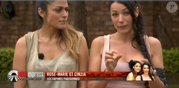 Rose-Marie et Cinzia lors de l'épisode de "Pékin Express 2021" du 9 mars sur M6
