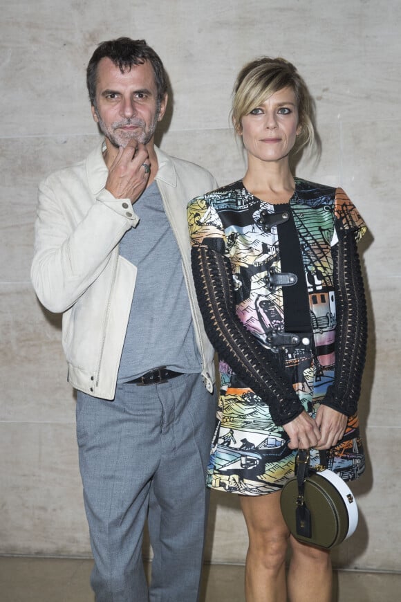 Eric Lartigau et Marina Foïs au photocall du défilé de mode "Louis Vuitton" à Paris. © Olivier Borde / Bestimage