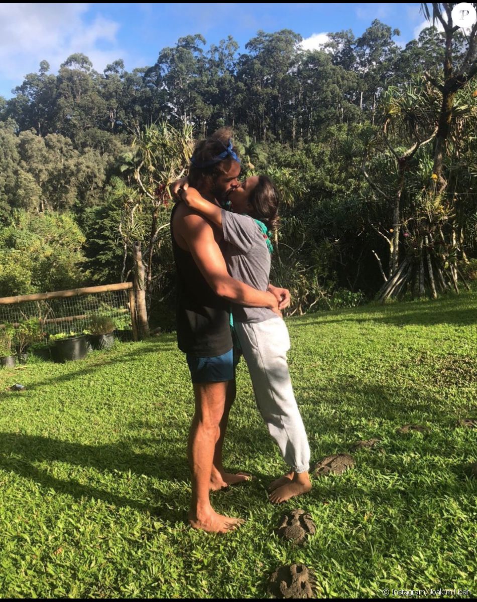 Joakim Noah et sa fiancée Lais Ribeiro au Brésil. Février 2021.