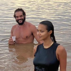 Joakim Noah et sa fiancée Lais Ribeiro au Brésil. Février 2021.