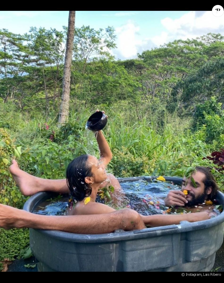 Joakim Noah et sa fiancée Lais Ribeiro au Brésil. Février 2021.