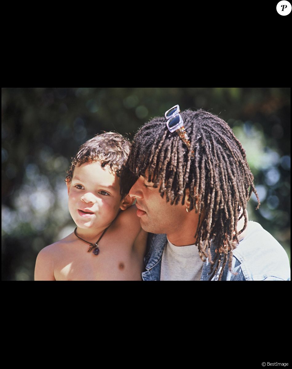Yannick et son fil Joakim le 26 avril 1990