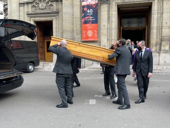 Obsèques de Lise Toubon en l'église Notre-Dame-des-Champs à Paris. Le 4 mars 2021