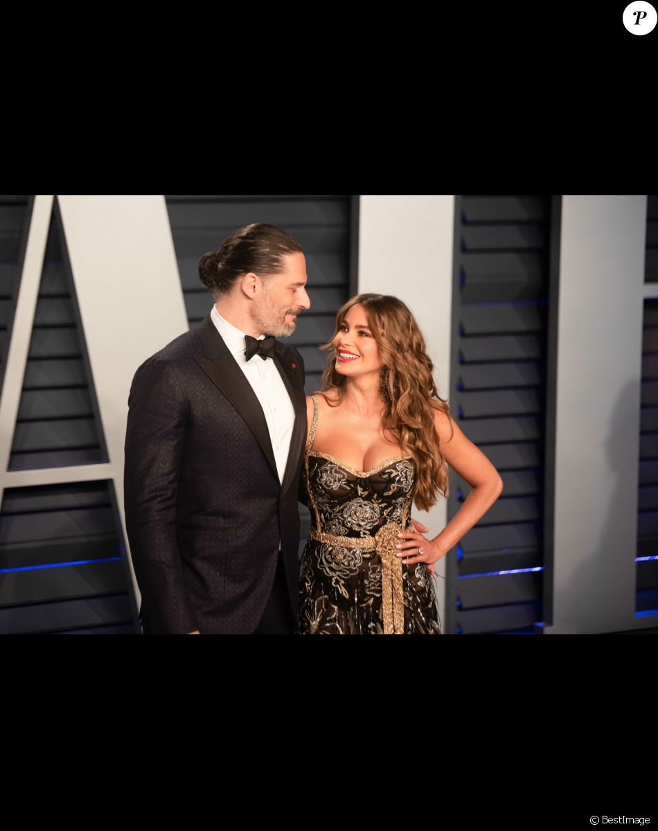 Joe Manganiello et sa femme Sofia Vergara à la soirée Vanity Fair Oscar Party à Los Angeles, le 24 février 2019