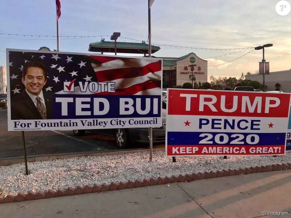 Marjolaine Bui, ex-candidate de "Greg, le millionnaire", fière de son frère Ted Bui élu maire en Californie.