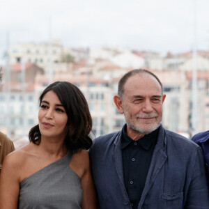 Thomas Bidegain, Leïla Bekhti, Lorenzo Mattotti, Arthur Dupont - Photocall du film "La fameuse invasion des ours en Sicile" lors du 72e Festival International du film de Cannes. Le 21 mai 2019. © Jacovides-Moreau / Bestimage