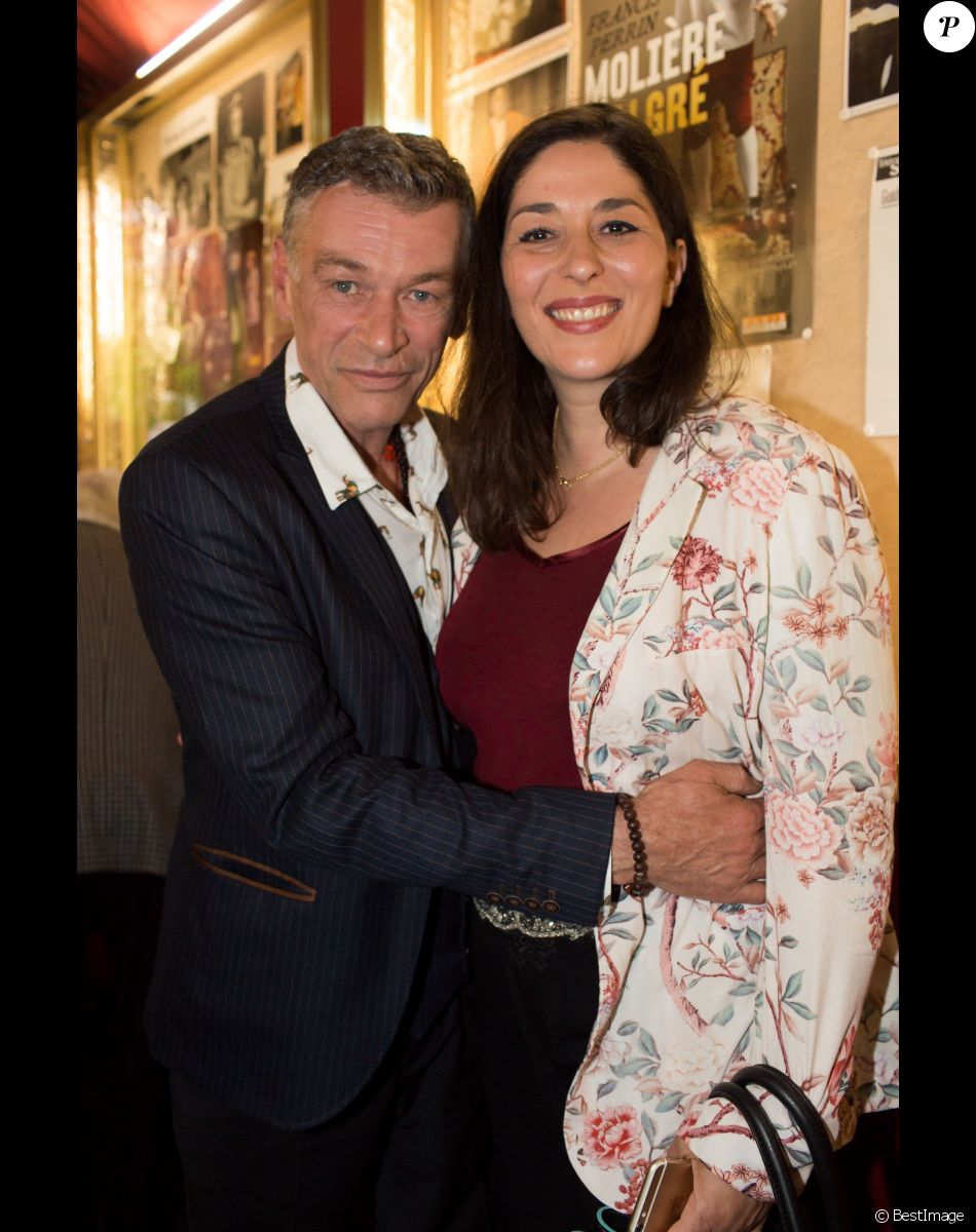 Exclusif - Patrick Dupond et Leila Da Rocha - Francis Perrin fête ses 50 ans de carrière et revient sur scène pour une soirée spéciale avec "Molière malgré Moi" au théâtre de la Gaîté-Montparnasse à Paris le 18 juin 2016 entouré de sa famille et ses amis. © Romuald Meigneux / Bestimage