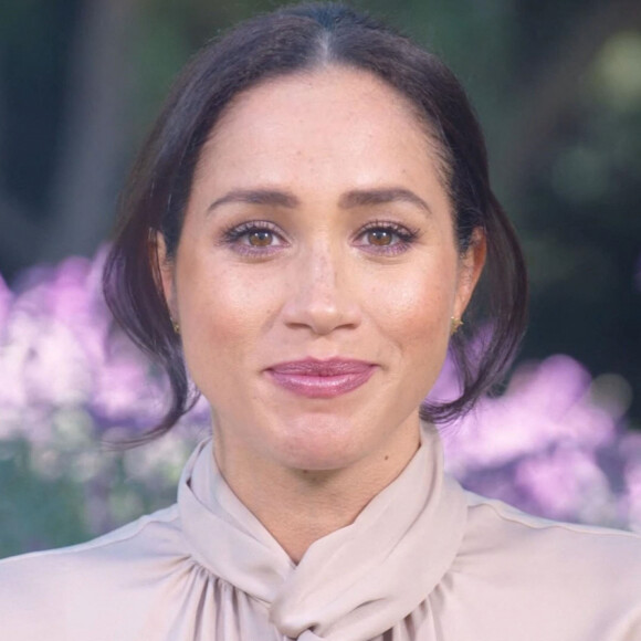 Meghan Markle, duchesse de Sussex, fait une apparition à la télévision américaine dans l'émission "CNN Heroes" le 13 decembre 2020.