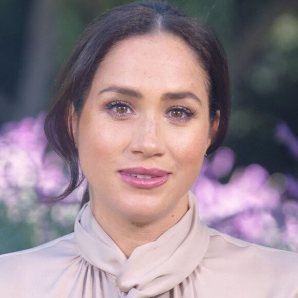 Meghan Markle, duchesse de Sussex, fait une apparition à la télévision américaine dans l'émission "CNN Heroes" le 13 decembre 2020.