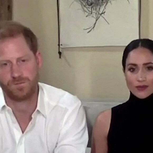 Le prince Harry, duc de Sussex, et Meghan Markle, duchesse de Sussex invités dans un podcast dédié à la santé mentale, le 11 octobre 2020