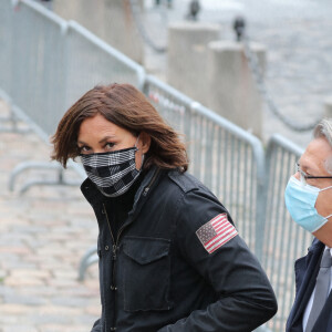 Zazie - Obsèques de Juliette Gréco en l'église Saint-Germain-des-Prés, à Paris le 5 octobre 2020. © Jacovides-Moreau / Bestimage