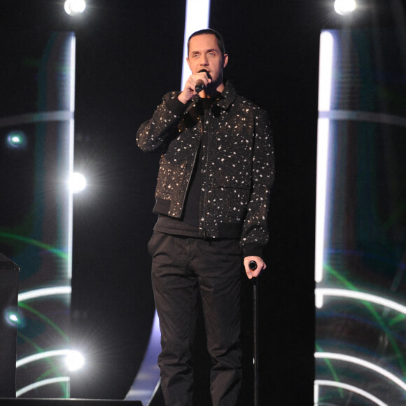 Exclusif - Grand Corps Malade (Fabien Marsaud) - 2e partie de soirée - Enregistrement de l'émission "Duos Mystères" à la Seine Musicale à Paris, qui sera diffusée le 26 février sur TF1. Le 1er février 2021 © Gaffiot-Moreau / Bestimage